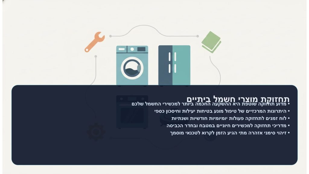 תחזוקת מוצרי חשמל ביתיים